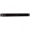 Hypernet Силовий блок Hypernet 19" 8 розеток без кабеля с выкл. (SPP8-WC)