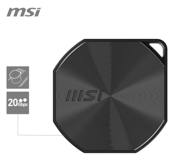 MSI Накопичувач SSD USB-C 2TB MSI (S78-440Q870-P83)