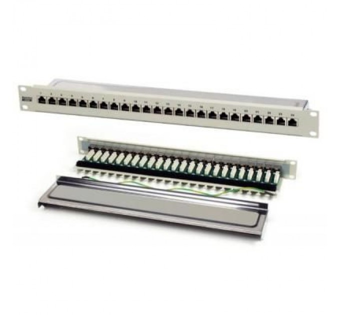 Hypernet Патч-панель Hypernet 19" 24 порта FTP 1U cat.5e (PP-KFSTP24)