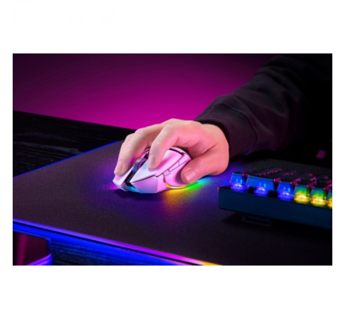 Razer Мишка Razer Basilisk V3 Pro 35K Wireless/Bluetooth White (RZ01-05240200-R3G1)