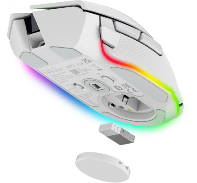 Razer Мишка Razer Basilisk V3 Pro 35K Wireless/Bluetooth White (RZ01-05240200-R3G1)