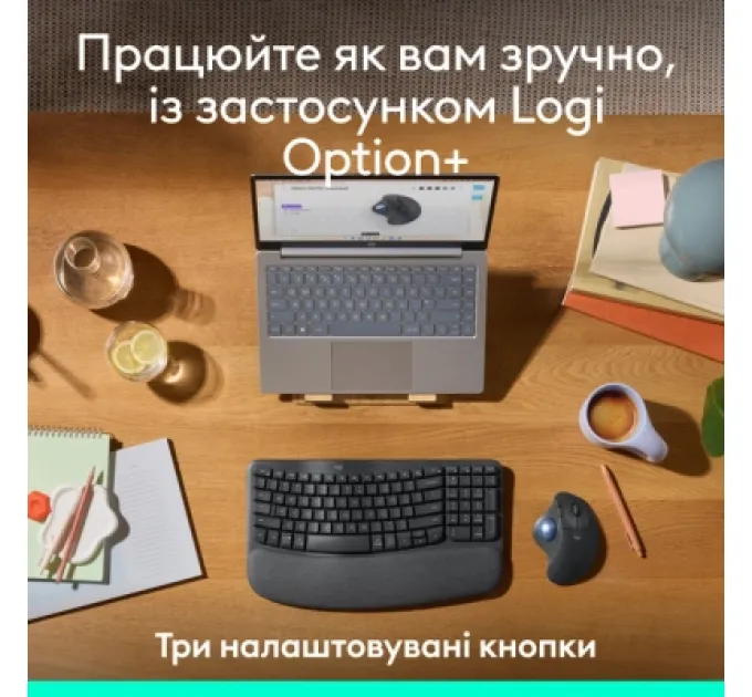 Logitech Мишка Logitech Ergo M575S Wireless Trackball Graphite (910-007029)