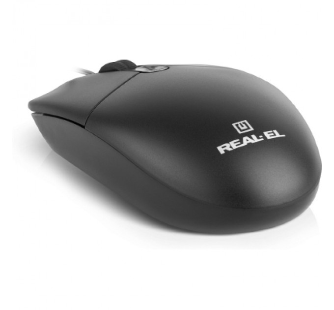 REAL-EL Мишка REAL-EL RM-210 USB Black (EL123200036)