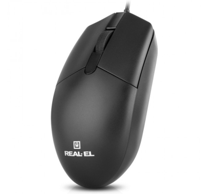 REAL-EL Мишка REAL-EL RM-210 USB Black (EL123200036)