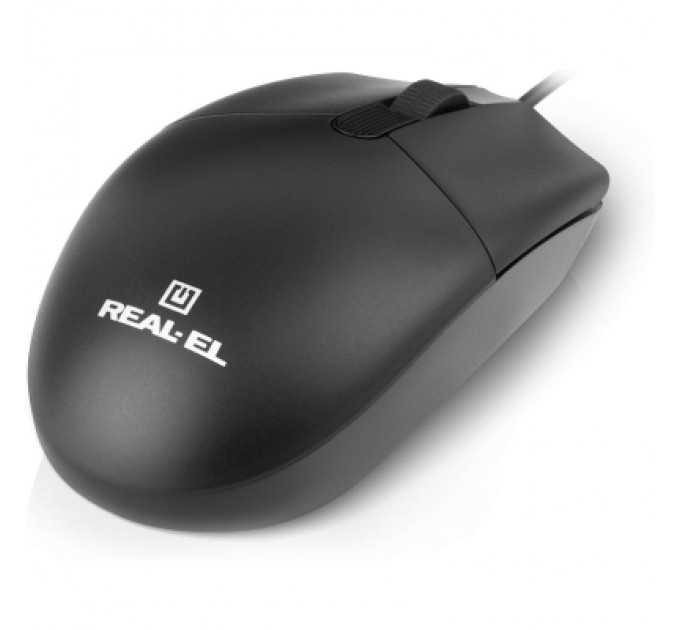 REAL-EL Мишка REAL-EL RM-210 USB Black (EL123200036)