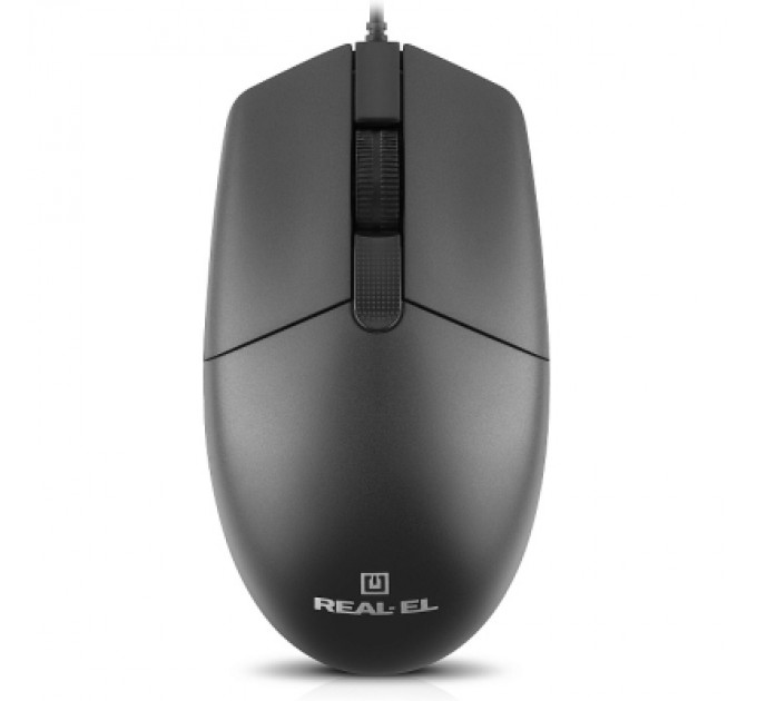 REAL-EL Мишка REAL-EL RM-210 USB Black (EL123200036)