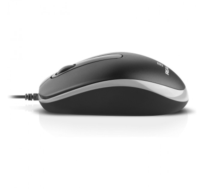 REAL-EL Мишка REAL-EL RM-215 USB Black/Gray (EL123200037)