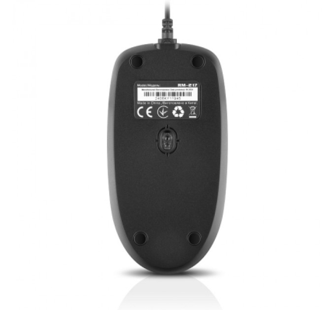 REAL-EL Мишка REAL-EL RM-217 USB Black/Gray (EL123200038)