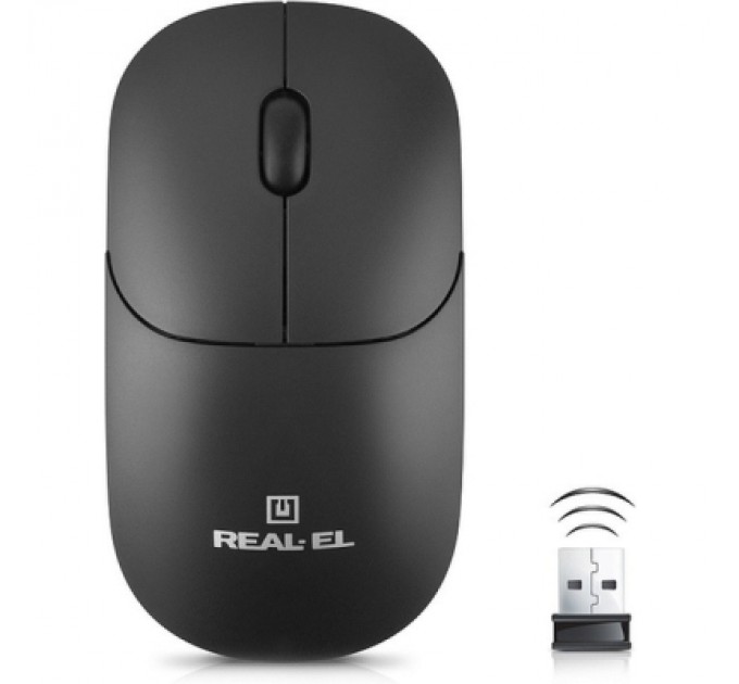 REAL-EL Мишка REAL-EL RM-311W Wireless Black (EL123200041)