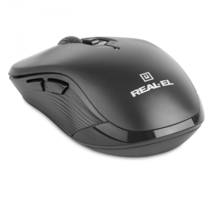REAL-EL Мишка REAL-EL RM-331W Wireless Black (EL123200044)