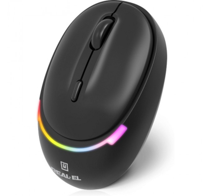 REAL-EL Мишка REAL-EL RM-440W Wireless/Bluetooth Black (EL123200045)