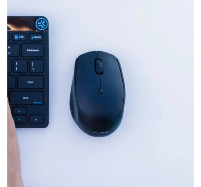 Jlab Мишка Jlab GO Mouse Wireless/Bluetooth Black (IEUMGOMOUSERBLK124)