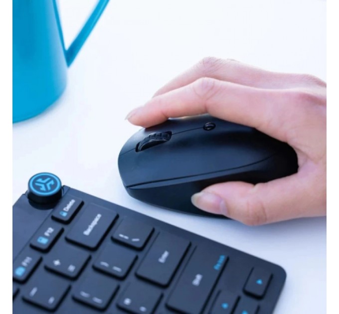 Jlab Мишка Jlab GO Mouse Wireless/Bluetooth Black (IEUMGOMOUSERBLK124)