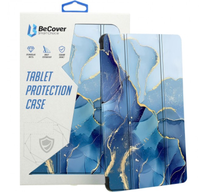 BeCover Чохол до планшета BeCover Soft Edge TPU Xiaomi Redmi Pad SE 8.7" Blue Marble (712572)
