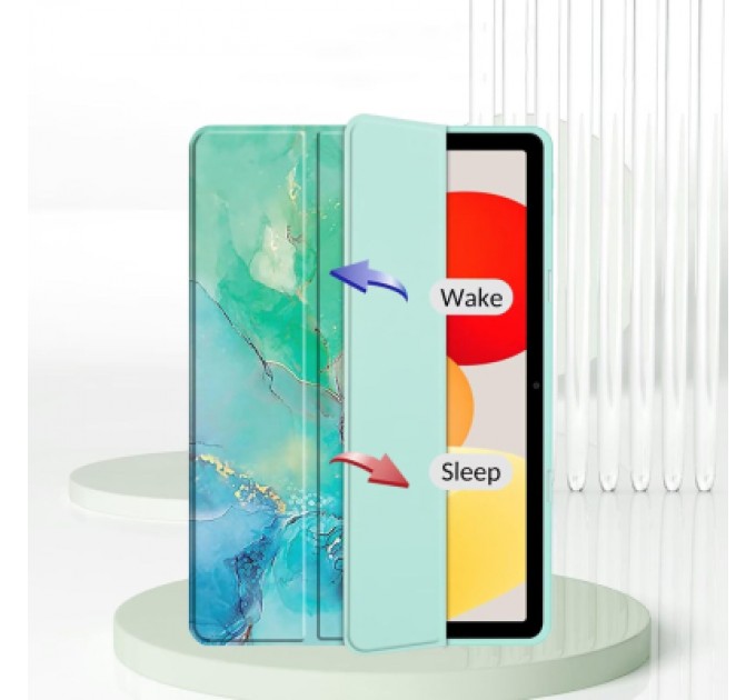 BeCover Чохол до планшета BeCover Soft Edge TPU Xiaomi Redmi Pad SE 8.7" Green Marble (712574)