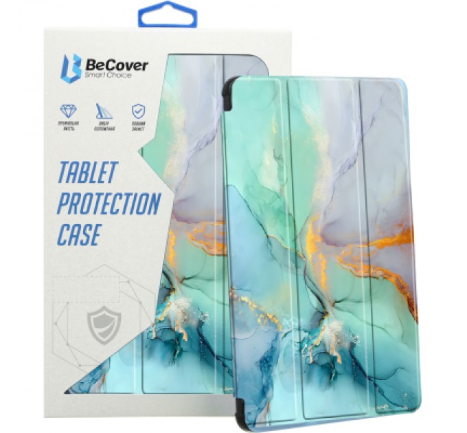 BeCover Чохол до планшета BeCover Soft Edge TPU Xiaomi Redmi Pad SE 8.7" Green Marble (712574)