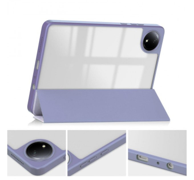 BeCover Чохол до планшета BeCover Soft Edge TPU Xiaomi Redmi Pad SE 8.7" Purple Marble (712577)