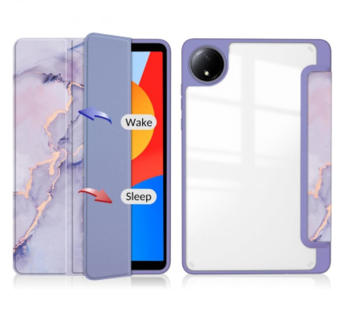 BeCover Чохол до планшета BeCover Soft Edge TPU Xiaomi Redmi Pad SE 8.7" Purple Marble (712577)