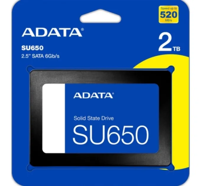 ADATA Накопичувач SSD 2.5" 2TB Ultimate SU650 ADATA (ASU650SS-2TT-R)