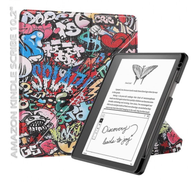 BeCover Чохол до електронної книги BeCover Ultra Slim Origami Amazon Kindle Scribe 10.2" Graffiti (712582)