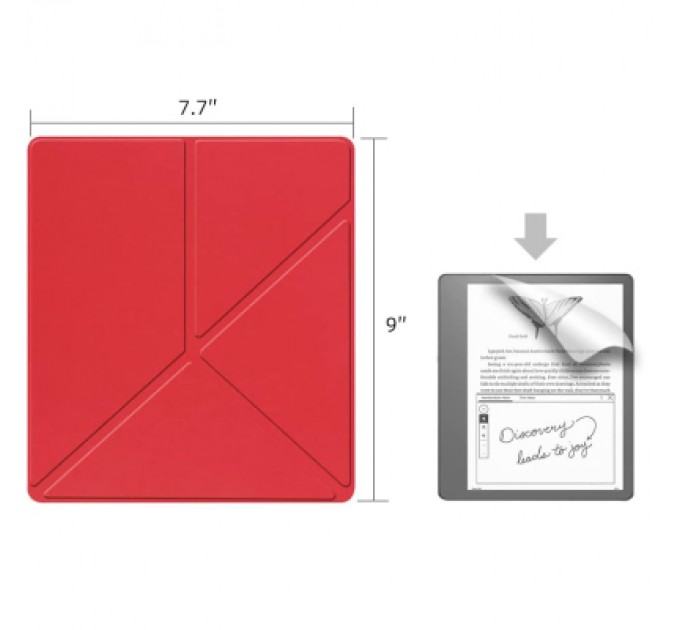 BeCover Чохол до електронної книги BeCover Ultra Slim Origami Amazon Kindle Scribe 10.2" Red (712581)
