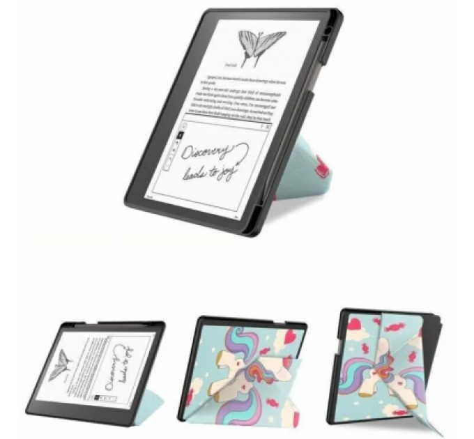 BeCover Чохол до електронної книги BeCover Ultra Slim Origami Amazon Kindle Scribe 10.2" Unicorn (712583)