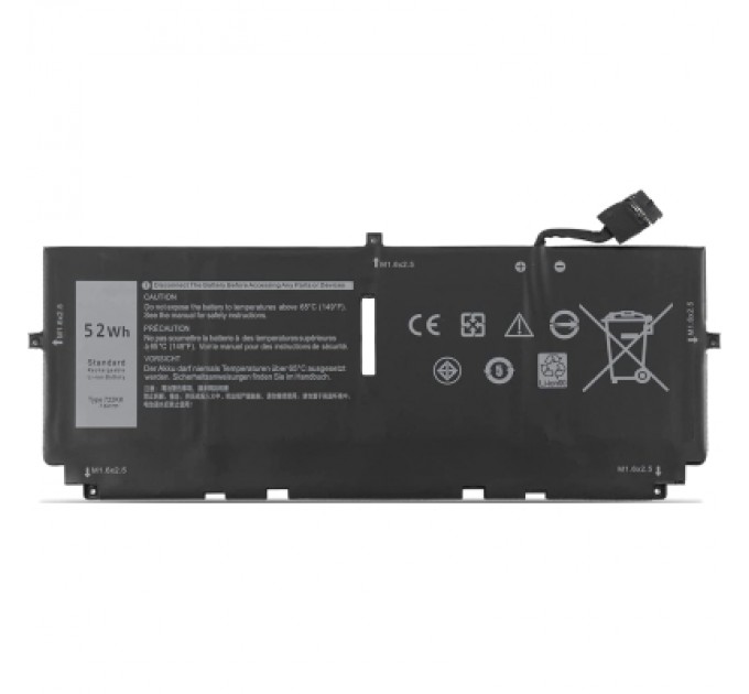 AlSoft Акумулятор до ноутбука Dell XPS 13-9300 722KK, 52Wh (6500mAh), 4cell, 7.6V, Li-ion AlSoft (A71003)