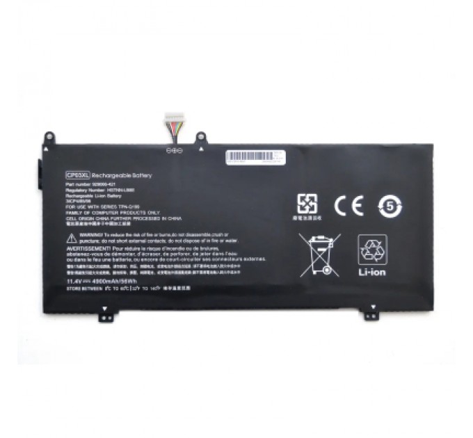 AlSoft Акумулятор до ноутбука HP Envy x360 13-AE CP03XL, 56Wh (4900Ah), 3cell, 11.4V, Li-ion AlSoft (A47999)