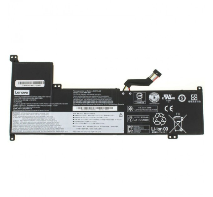 Lenovo Акумулятор до ноутбука Lenovo Gaming 3-17IML05 L19C3PF6, 42Wh (3735mAh), 3cell, 11.25V, Li-ion (A47998)