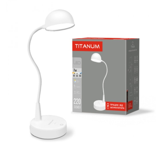 TITANUM Настільна лампа TITANUM TLTF-012W