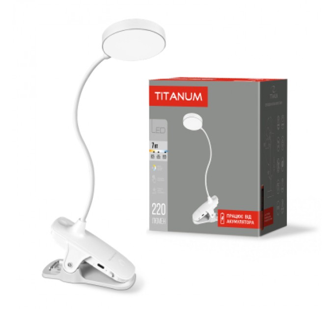 TITANUM Настільна лампа TITANUM TLTF-013W