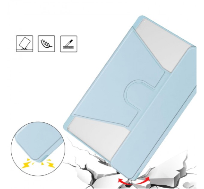 BeCover Чохол до планшета BeCover 360° Rotatable + Keyboard Lenovo Tab M11 (2024) TB-TB330FU/Xiaoxin Pad 11 (2024) 11" Light Blue (712410)