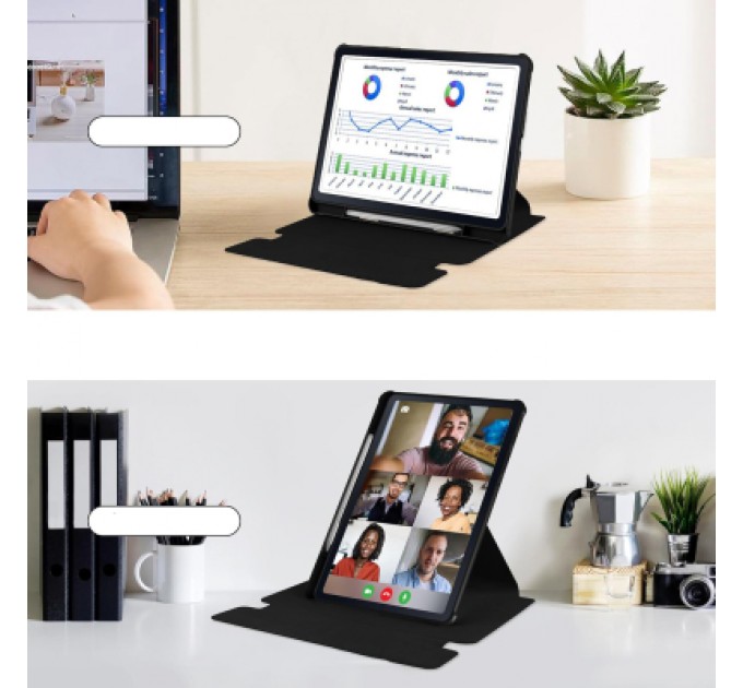BeCover Чохол до планшета BeCover 360° Rotatable + Keyboard Samsung Tab S6 Lite (2024) 10.4" P620/P625/P627 Black (712587)