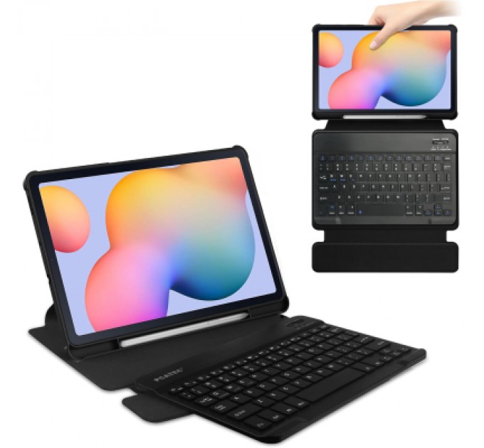 BeCover Чохол до планшета BeCover 360° Rotatable + Keyboard Samsung Tab S6 Lite (2024) 10.4" P620/P625/P627 Black (712587)