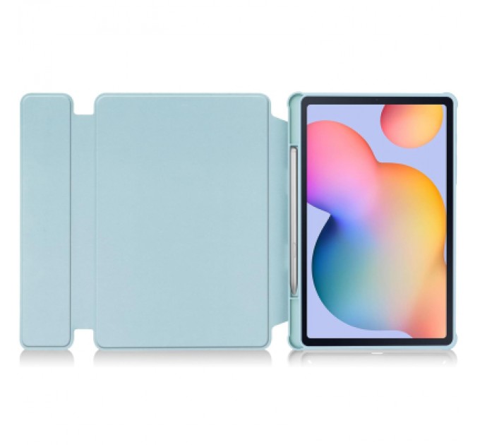 BeCover Чохол до планшета BeCover 360° Rotatable + Keyboard Samsung Tab S6 Lite (2024) 10.4" P620/P625/P627 Light Blue (712590)