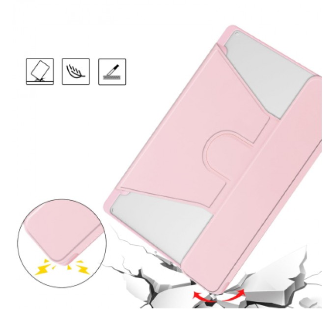 BeCover Чохол до планшета BeCover 360° Rotatable + Keyboard Samsung Tab S6 Lite 10.4 P610/P613/P615/P619 Pink (712408)