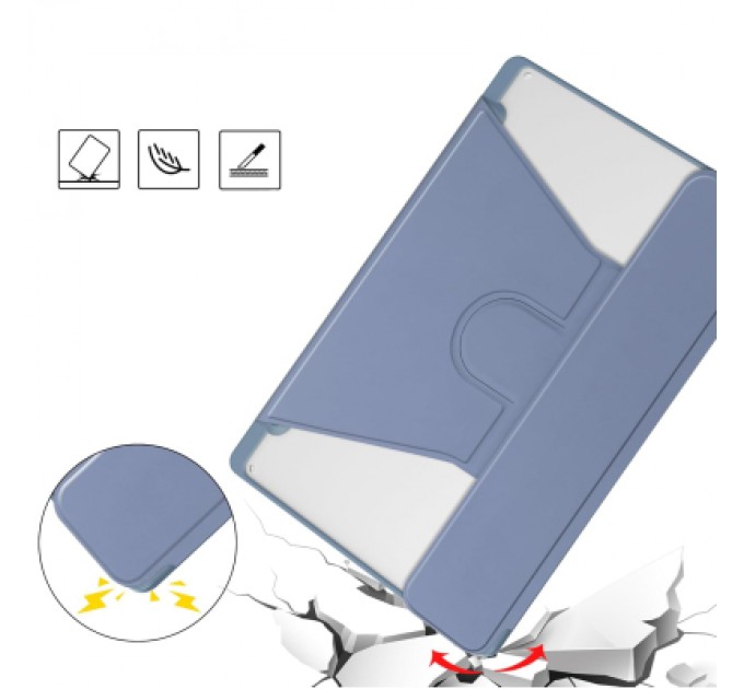 BeCover Чохол до планшета BeCover 360° Rotatable + Keyboard Samsung Tab S6 Lite 10.4 P610/P613/P615/P619 Purple (712409)