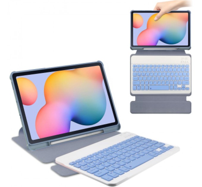 BeCover Чохол до планшета BeCover 360° Rotatable + Keyboard Samsung Tab S6 Lite 10.4 P610/P613/P615/P619 Purple (712409)