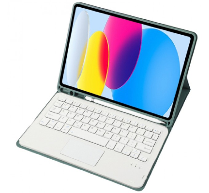 BeCover Чохол до планшета BeCover Keyboard+TouchPad Apple iPad 10.9" 2022 Dark Green (712377)