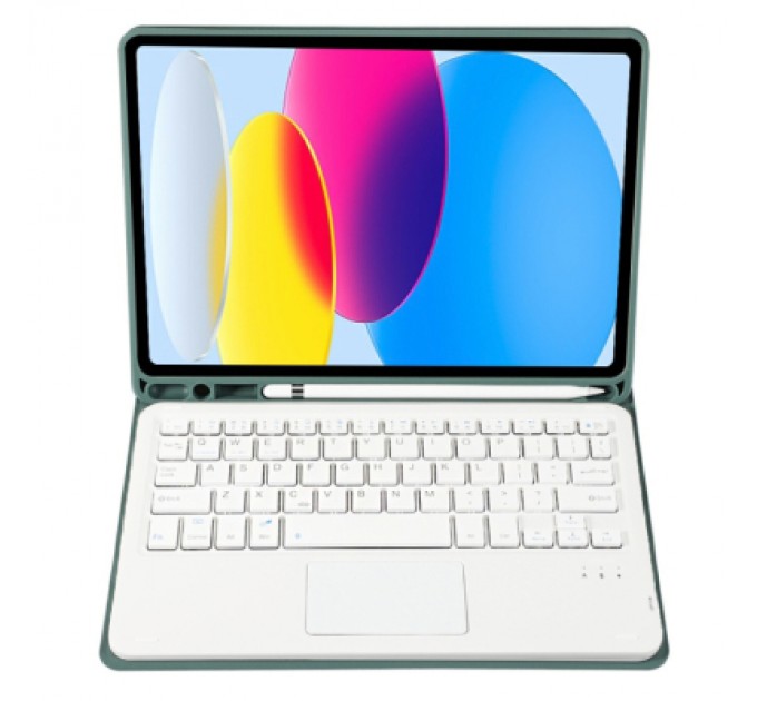BeCover Чохол до планшета BeCover Keyboard+TouchPad Apple iPad 10.9" 2022 Dark Green (712377)