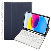 Чохол до планшета BeCover Keyboard+TouchPad Apple iPad 10.9" 2022 Deep Blue (712376)