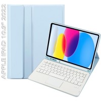 Чохол до планшета BeCover Keyboard+TouchPad Apple iPad 10.9" 2022 Light Blue (712378)