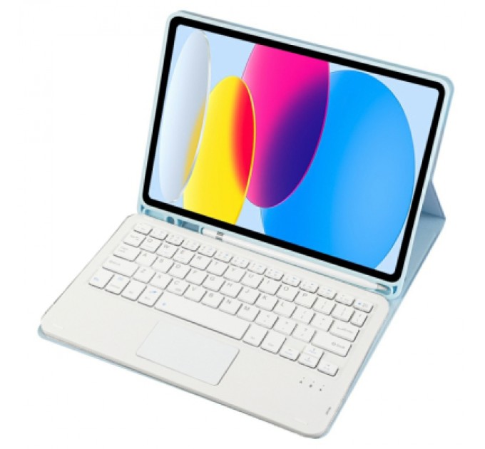 BeCover Чохол до планшета BeCover Keyboard+TouchPad Apple iPad 10.9" 2022 Light Blue (712378)