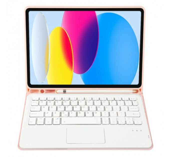 BeCover Чохол до планшета BeCover Keyboard+TouchPad Apple iPad 10.9" 2022 Pink (712379)