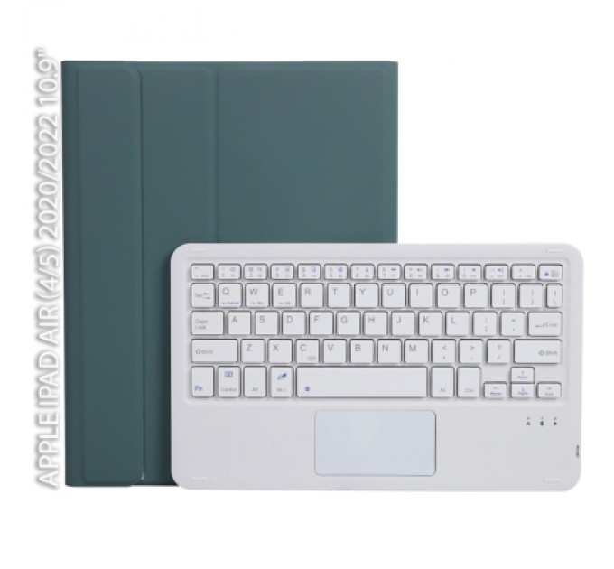 BeCover Чохол до планшета BeCover Keyboard+TouchPad Apple iPad Air (4/5) 2020/2022 10.9" Dark Green (712371)