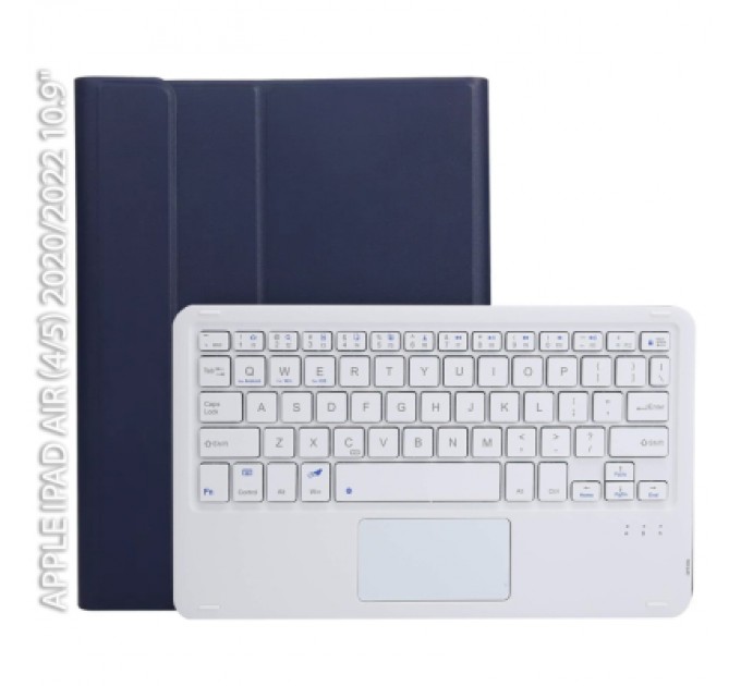 BeCover Чохол до планшета BeCover Keyboard+TouchPad Apple iPad Air (4/5) 2020/2022 10.9" Deep Blue (712370)