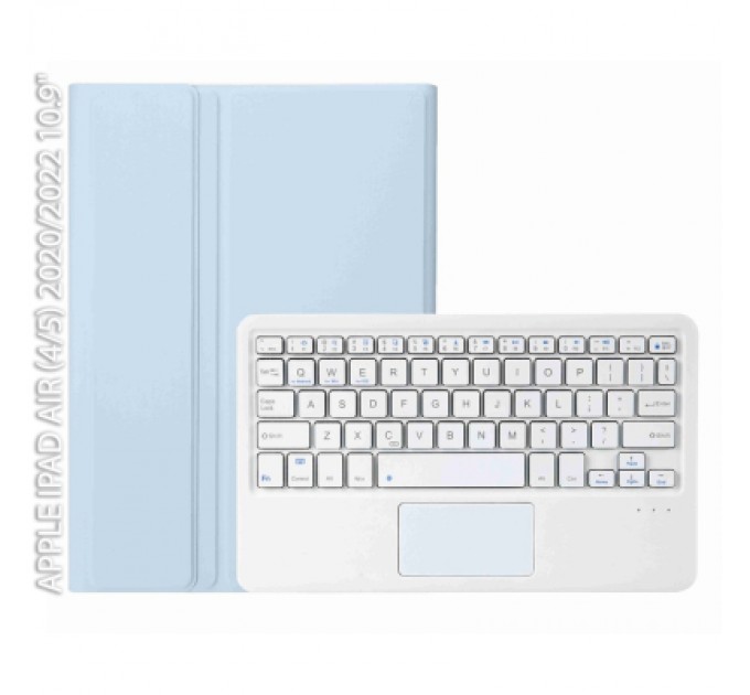 BeCover Чохол до планшета BeCover Keyboard+TouchPad Apple iPad Air (4/5) 2020/2022 10.9" Light Blue (712372)