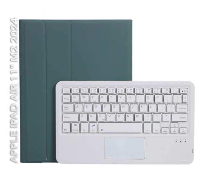 BeCover Чохол до планшета BeCover Keyboard+TouchPad Apple iPad Air 11" M2 2024 Dark Green (712597)