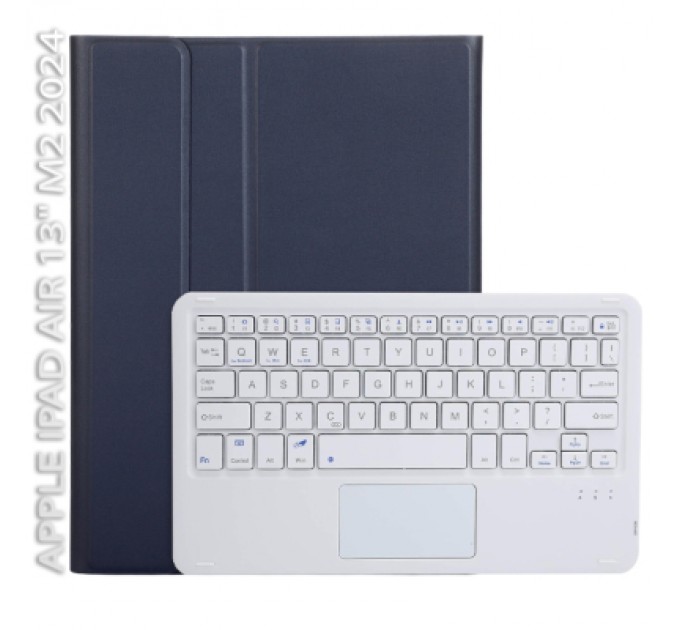 BeCover Чохол до планшета BeCover Keyboard+TouchPad Apple iPad Air 13" M2 2024 Deep Blue (712602)