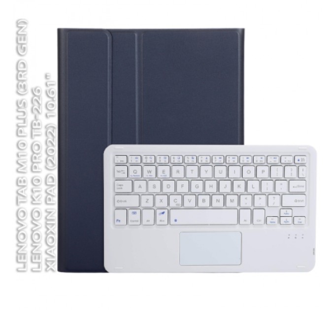 BeCover Чохол до планшета BeCover Keyboard+TouchPad Lenovo Tab M10 Plus TB-125F (3rd Gen)/K10 Pro TB-226/Xiaoxin Pad (2022) 10.61" (712391)